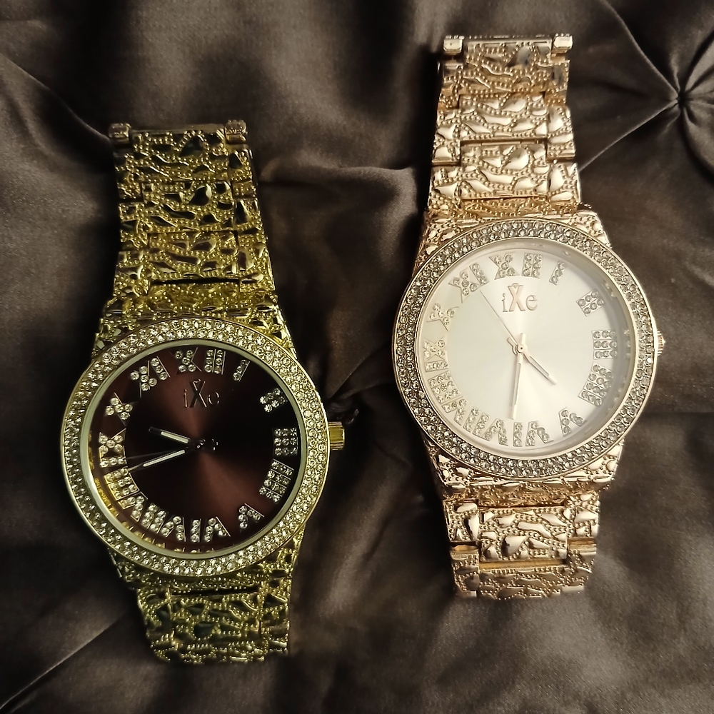 Antique Gold and Classic Yellow Gold iXe SWatches